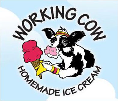 Working Cow Homemade Ice Cream logo
